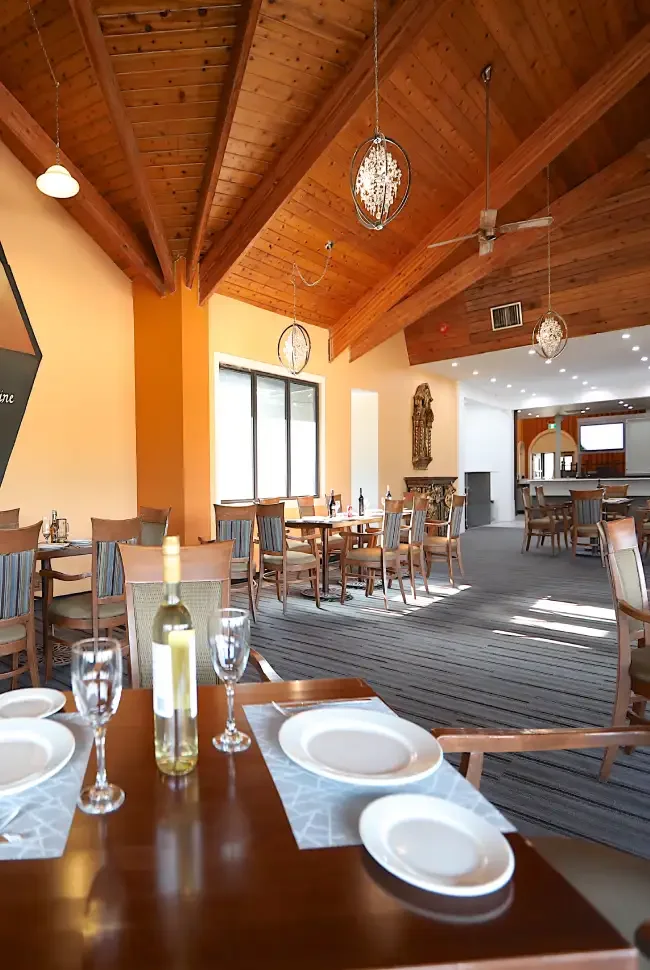 Restaurant dining area